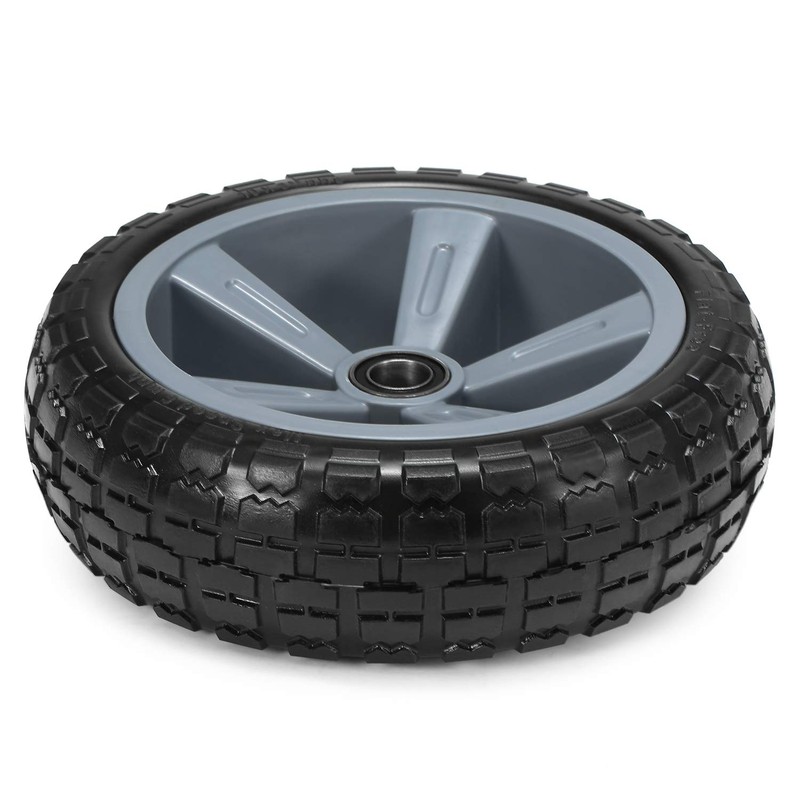 10 Inches Puncture Proof Kayak Trolley Tire Wheel, 330lbs Capacity,