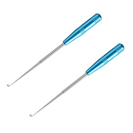 Lotsdonxia 2-Piece Stainless Steel Fishing Hook Removal Set with Disgorger Tool and Protective Storage Tube Durable Portable for Catch and Release (Blue)