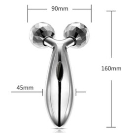 VINTAGE VOGUE 3D Daimond Cut Manual 360 Rotate Facial Massager Tool| Gua Sha Facial Skin Lifting,Reduces Eye Puffiness Anti Aging & Wrinkle Reducer| Helps in Skin Tightening, Blood Circulation