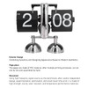 HERCHR Flip Desk Clock, Mechanical Retro Flip Down Clock Automatic