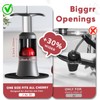 PIUGERU Cherry Pitter Tool, Large 33mm Seed Remover, Food-Grade Stainless