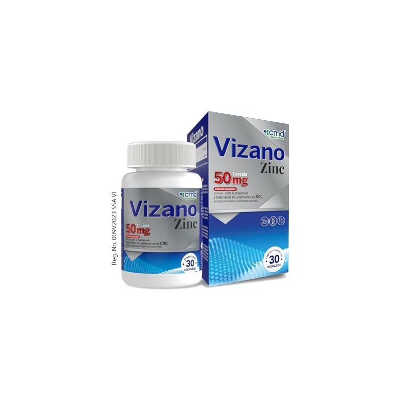 CMD - VIZANO - Zinc 50 mg - Medicamento Vitamínico