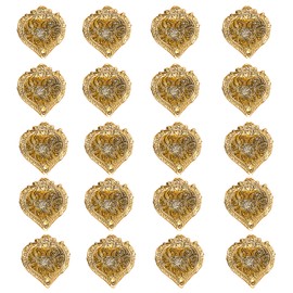 Wonder Care | Metal Gold Lamp Oil Lamps for Indoor Use Diya Lamp for Pooja Indian Decor | Decor for Christmas | Inside Christmas Decorations | Housewarming Gift | Diwali Christmas Decor (Diya-20pc)