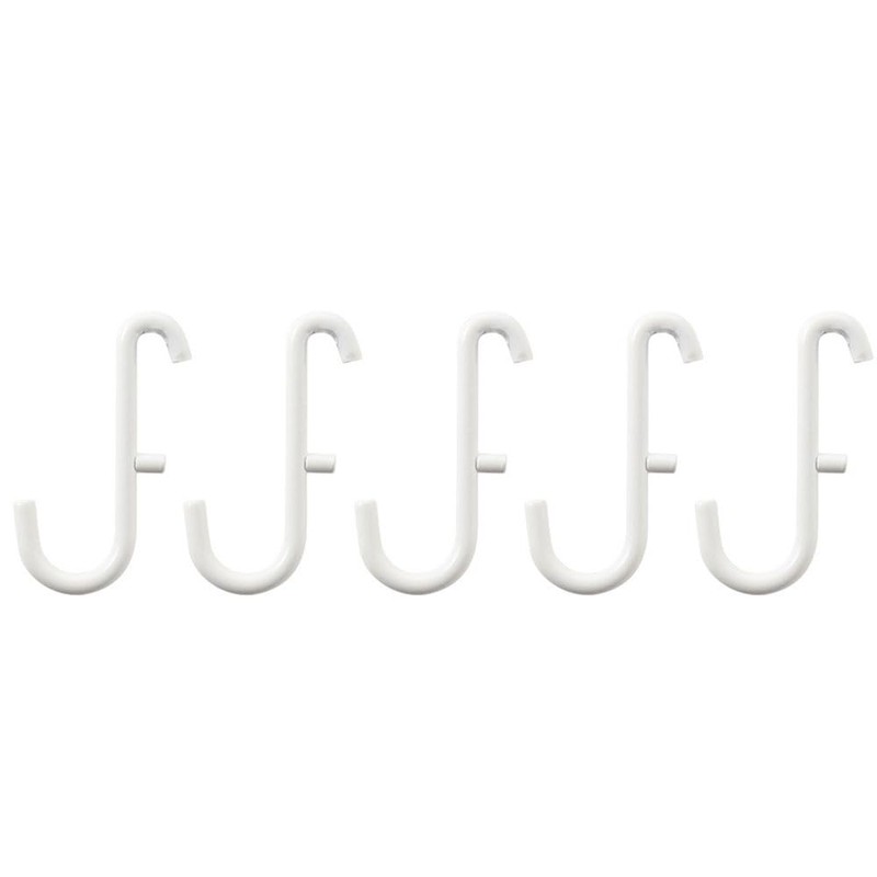 10Pcs Pegboard Hooks, Pegboard Storage Hook Storage Organizer Accessories White