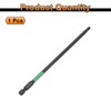 sourcing map H4 Flat Hex Head Screwdriver Bit 4mm Metric