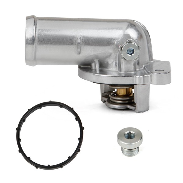 MITZONE Upgrade Aluminium Thermostat Housing Assembly Compatible with 2011-2021 Jeep