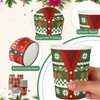 JarThenaAMCS 50Pcs Christmas Paper Cups 9 oz Ugly Sweater Disposable