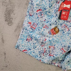 RSVLTS Budweiser Dad's Cooler Swim Shorts Trunks Beer L 5722S