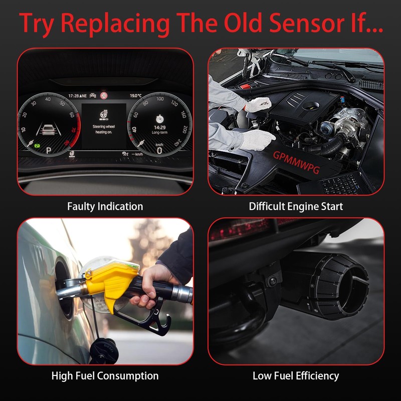 GPMMWPG 2PCS O2 Sensor 234-9135, 02 Sensor Upstream Downstream, Automotive
