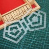 Quilting Ruler, Double Pentagon Quilting Rulers Transparent Acrylic Patchwork Sewing