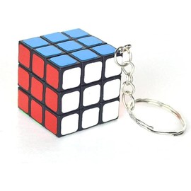 Cube Keychain Speed Cube Keychain Mini Cube For Cube Gift Keychain Sequential Puzzles Brain Teasers Jigsaws and Puzzles (3X3)