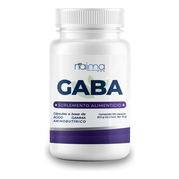 Gaba 500mg - 100 Cápsulas Por Frasco Sabor Sin Sabor