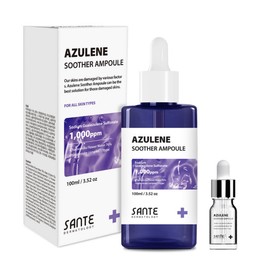 Sante Azulene Soother Ampoule 100ml Trouble Soothing Ampoule Large Capacity / 상떼 아줄렌 수더 앰플100ml 트러블 진정앰플 대용량