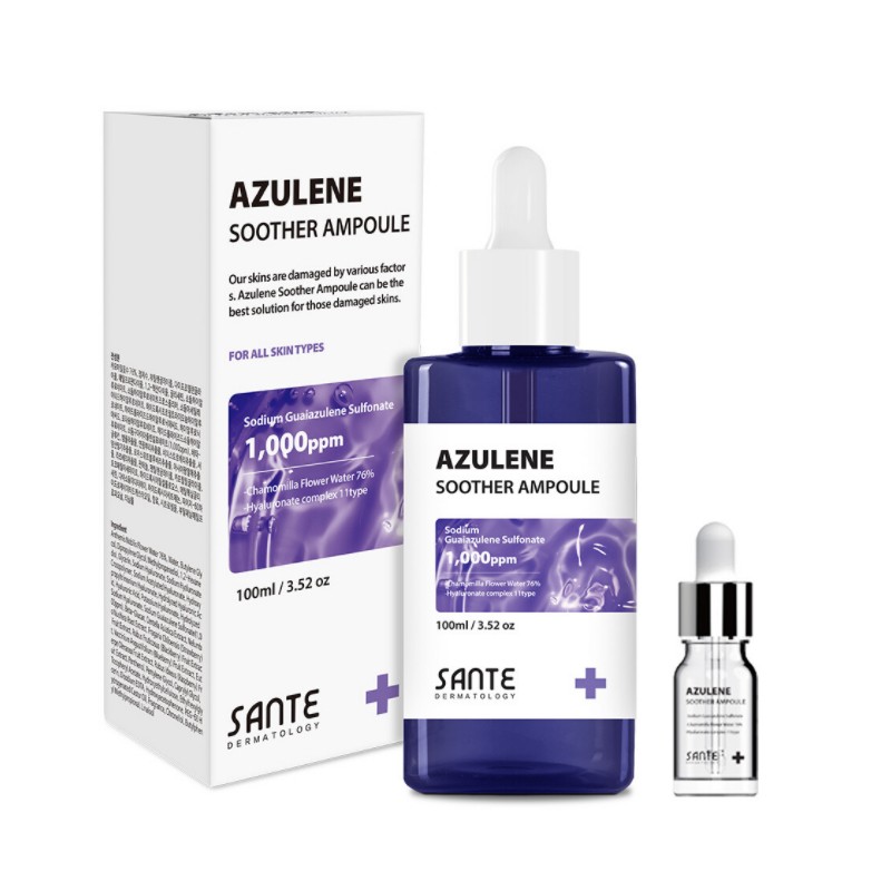 Sante Azulene Soother Ampoule 100ml Trouble Soothing Ampoule Large Capacity