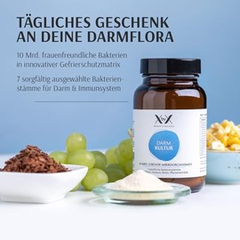 XbyX Intestinal Culture 60 g | 30 Servings | Vegan | Lactose Free | Gluten Free | Premium Synbiotic for Intestinal Flora | High-Quality Bacterial Cultures to Support Gut Balance | From Germany