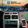 CAMECHO Single DIN Car Stereo with Bluetooth 5.1, 1 Din