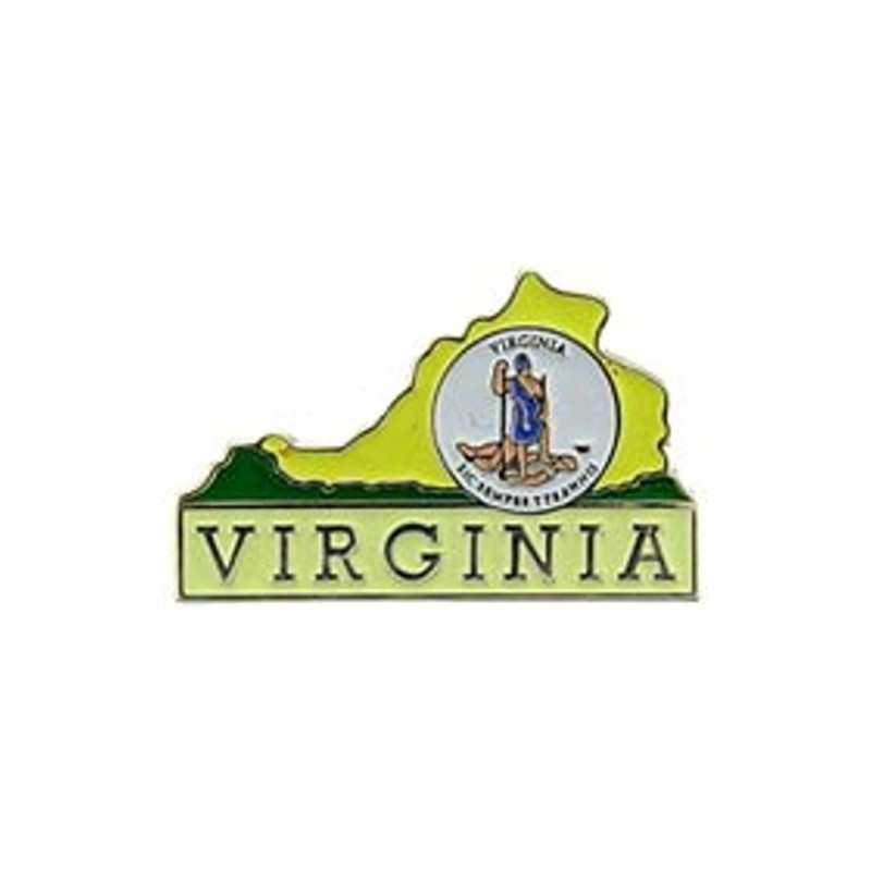 Virginia Map Pin 1"