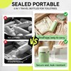 4-in-1 Travel Dispenser with Pump, Four 30 mL Refillable Bottles