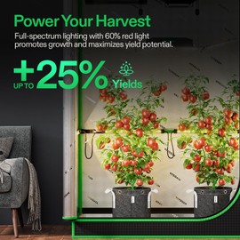 VIVOSUN LumaRay Side Lighting Bars (4-Bar), Full Spectrum LED Grow Lights for Grow Tents, Greenhouses, SGS Compatible