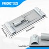 No-Flip Drywall Sander Head with Quick Release Clips and Universal