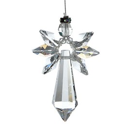 Crystals lucky crystal angel, Crystal, Shimmernd, 19,4 x 3,5 x 1 cm