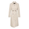 PIECES PCSCARLETT Female Trench Coat, Silver Gray