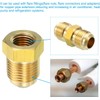 PATIKIL 5/8 SAE (7/8"-14UNF) Female Flare x 3/4 SAE (1