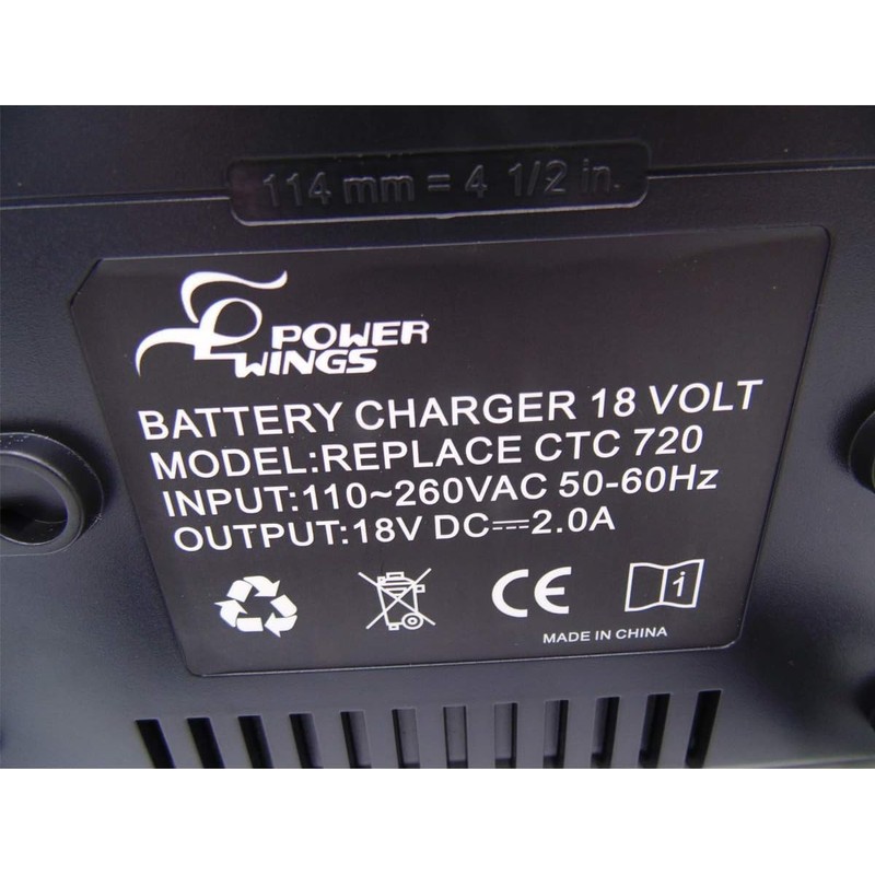 QCZRED 18V CTC720 Charger Compatible with Snap On Battery CTB8185