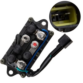 Boat Power Tilt Trim Relay 61A-81950-01-00 61A-81950-00-00 Fits 25-250Hp Outboard Engines, Replaces 63P819500000 TRM6003, 2 Stroke & 4 Stroke