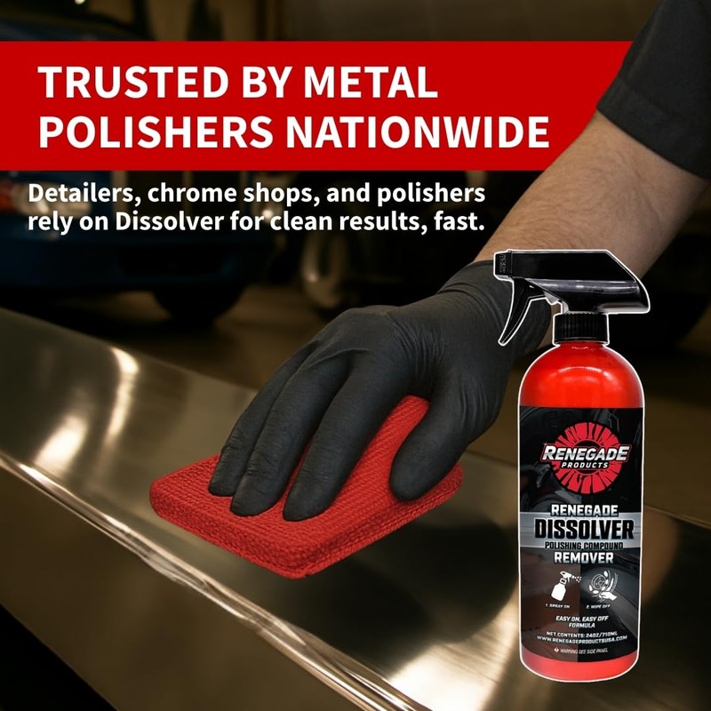 Renegade Dissolver - Premium Polishing Compound Remover for Effortless Cleaning