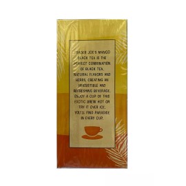 Trader Joe's Mango Flavored Black Tea 20 Tea Bags 2 PACK