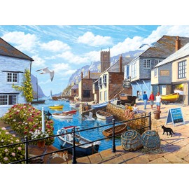 Ravensburger Tranquil Harbour 500 Piece Jigsaw Puzzle for Adults & for Kids Age 10 and Up
