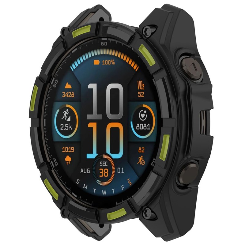 WIIKAI 3 Pack Case with TPU Compatible with Garmin Fenix