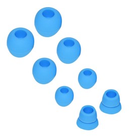 8pcs Replacement Silicone Eartips Earbuds Eargels for Beats by dr dre Powerbeats 2 Wireless Stereo Earphones (Blue)