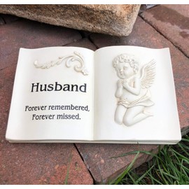 Mezzaluna Gifts Husband ~ Forever remembered, Forever missed. Graveside Memorial Ornament