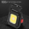 Hilitand Small Pocket Light, COB Small Flashlights Rechargeable Portable Mini