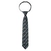 Enlision Boys Ties Black Pre-Tied Kids Necktie for Age 8-12