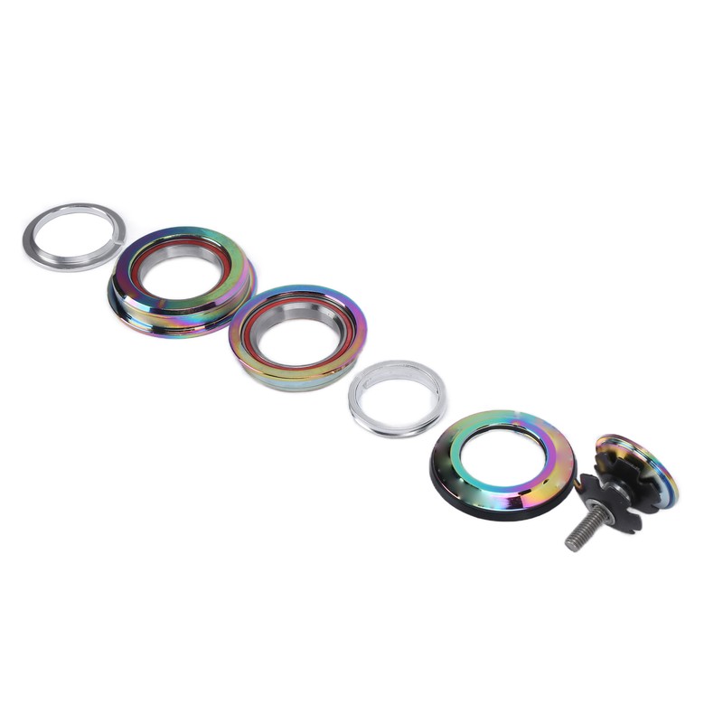 LeBycle Mountain Bike Headset Road Bicycle Double Bearing Headset 28.6x44‑50.6x30mm