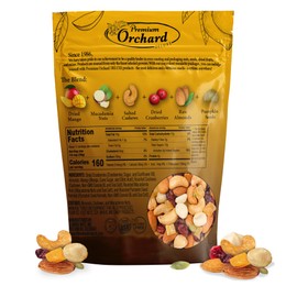 Premium Orchard Deluxe Mango Macadamia Nut Blend | Tropical Trail Mix | Gluten Free Fruit and Nut Mix | Healthy Snacks For the Whole Family