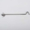 Cast Iron Galvanised/Silver Cabin Hook and Eye Shed Gate Door