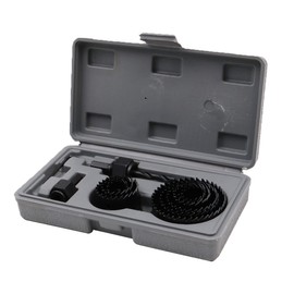 ZONADA 11pcs in Set HoleSaws Cutting Drywall, Wood, Plaster, Plastic,PVC, Plasterboard and Other Soft Material, 19mm – 64mm Hole Saws with Tool Box