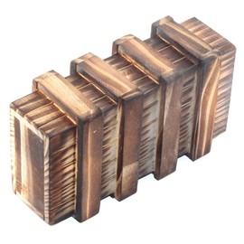 Wooden Magic Puzzle Box for Adults, Thinking Task, Intelligent Challenge Puzzle Boxes with Hidden Secret Compartments for Money Gifts