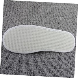 Healeved Men's Disposable Slippers 4 Pack Folding Travel Slippers for Hotel Spa Home Breathable White