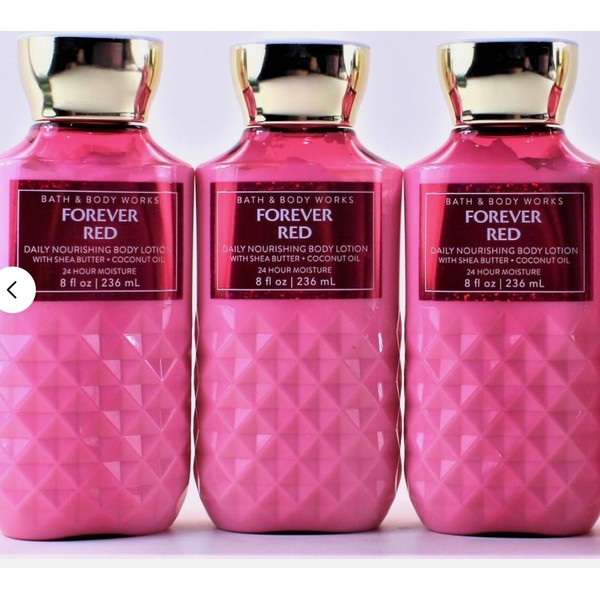 3 FOREVER RED Daily Nourishing Bath & Body Super Smooth