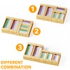 SpaceAid Bag Storage Organizer for Kitchen Drawer, Bamboo Organizer, Compatible