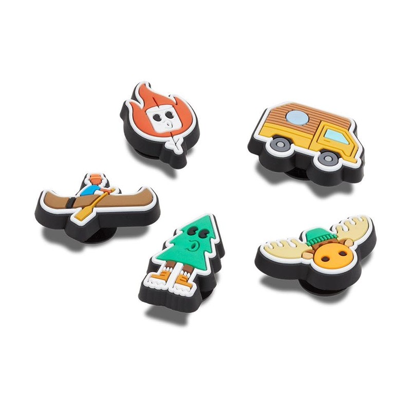 Crocs Unisex The Outdoors 5 Pack Shoe Charms, The Great