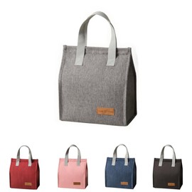 Lunch Bag for Adults & Students - Insulated Leakproof Design Reusable Portable Lunch Tote for Work/School/Travel/Picnic/Beach (Grey)