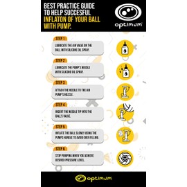 Optimum Rugby Ball - Balanced and Responsive for Accurate Handling and Kicking of Top-Performing Rugby Balls - Perfect for Training and Gameplay - 2-Ply 410g Ball (Stinger with Pump, 5)