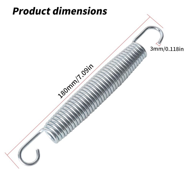 20 pcs Trampoline Springs, 7inch Heavy Duty Trampoline Springs Stainless
