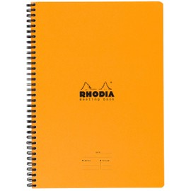 Rhodia Meeting Books 8.85 X 11.69 inches, Orange